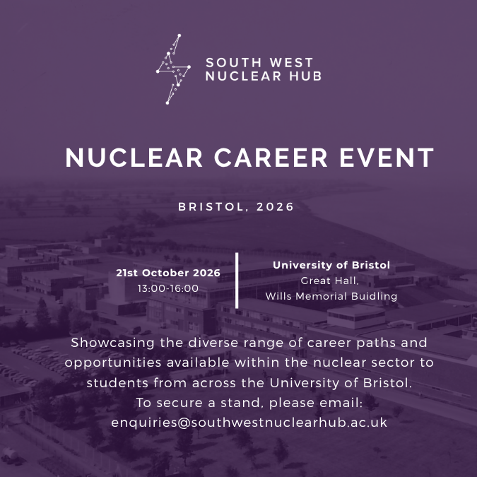 SWNH nuclear careers fair stand - Innovation Member